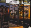Deathwish Barber & Coffee Co. logo